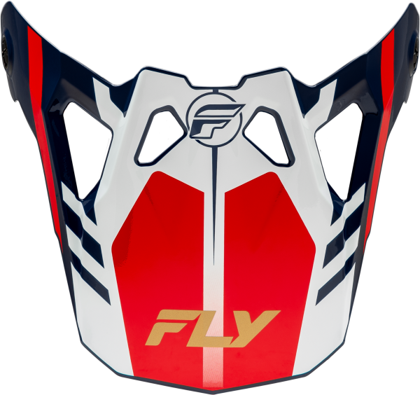 FLY RACING - FORMULA CP KRYPTON VISOR RED/WHITE/NAVY YS-S - Image 1