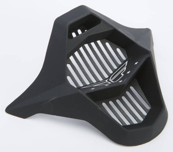 FLY RACING - KINETIC BLOCK OUT HELMET MOUTHPIECE MATTE BLACK - Image 1