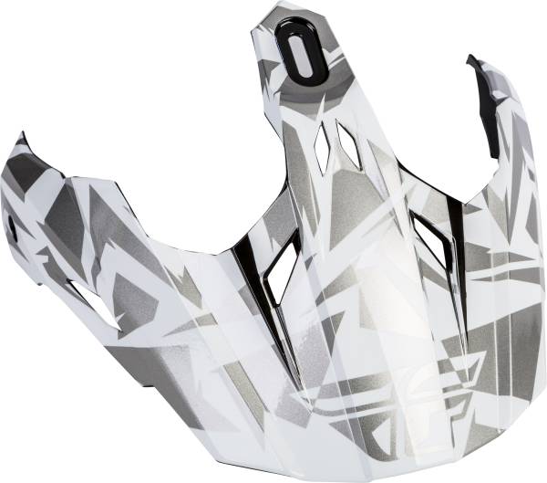 FLY RACING - TREKKER NOVA HELMET VISOR WHITE/GREY - Image 1