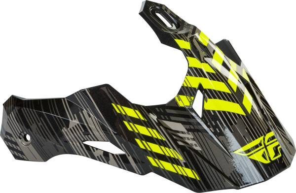 FLY RACING - TREKKER QUANTUM VISOR BLACK/GREY/HI-VIS - Image 1