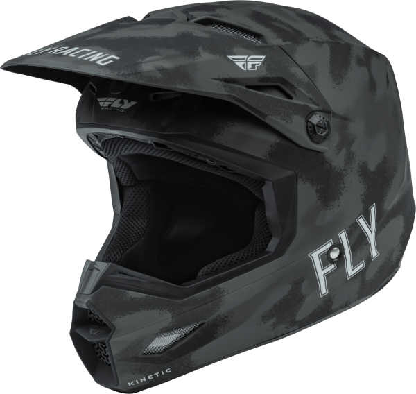 FLY RACING - KINETIC S.E. TACTIC HELMET MATTE GREY CAMO XS - Image 1