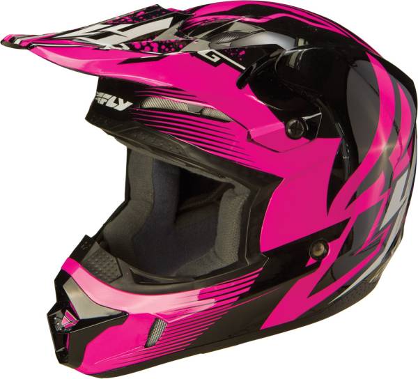 FLY RACING - KINETIC INVERSION HELMET PINK/BLACK 2X - Image 1