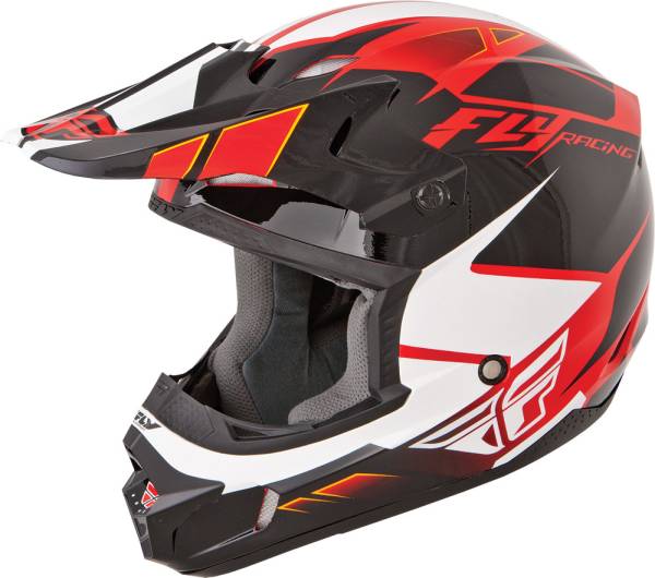 FLY RACING - KINETIC IMPULSE HELMET RED/BLACK/WHITE 2X - Image 1