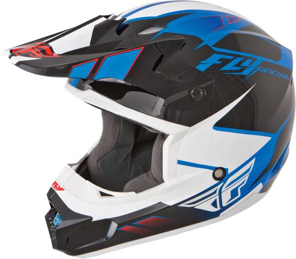 FLY RACING - KINETIC IMPULSE HELMET BLUE/BLACK/WHITE 2X - Image 1