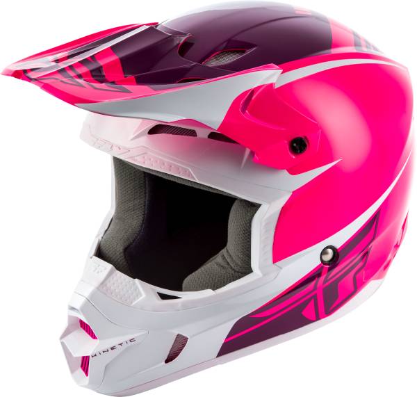 FLY RACING - KINETIC SHARP HELMET PINK/WHITE 2X - Image 1