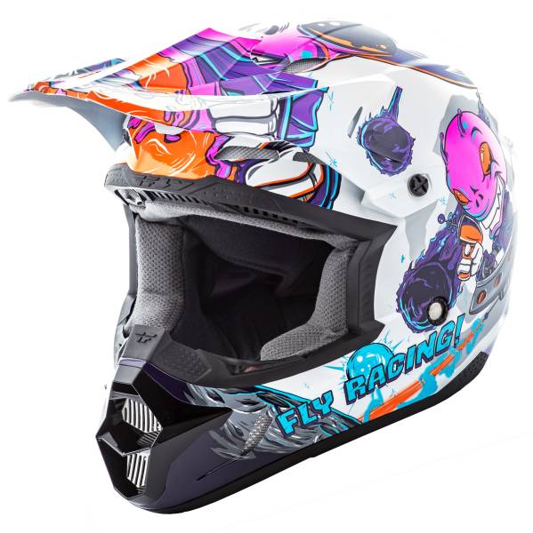 FLY RACING - KINETIC INVAZION HELMET PINK YL - Image 1