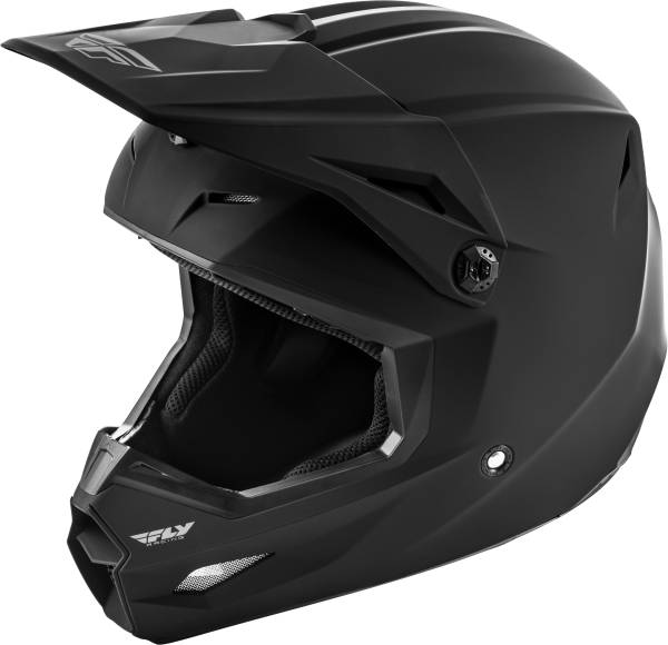 FLY RACING - KINETIC SOLID HELMET MATTE BLACK XS - Image 1