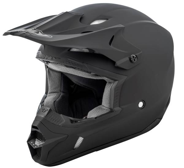 FLY RACING - KINETIC SOLID HELMET MATTE BLACK XS - Image 1