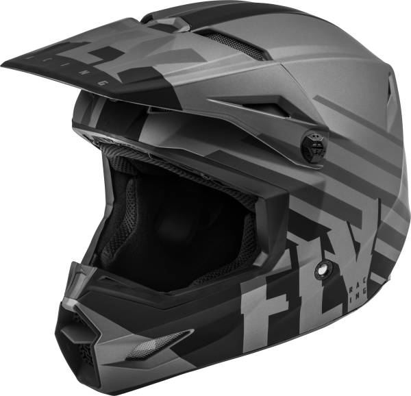 FLY RACING - KINETIC THRIVE HELMET MATTE DARK GREY/BLACK XS - Image 1