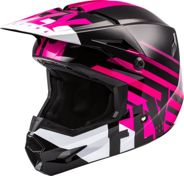 FLY RACING - KINETIC THRIVE HELMET PINK/BLACK/WHITE MD - Image 1