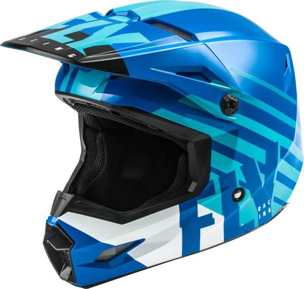 FLY RACING - KINETIC THRIVE HELMET BLUE/WHITE XS - Image 1