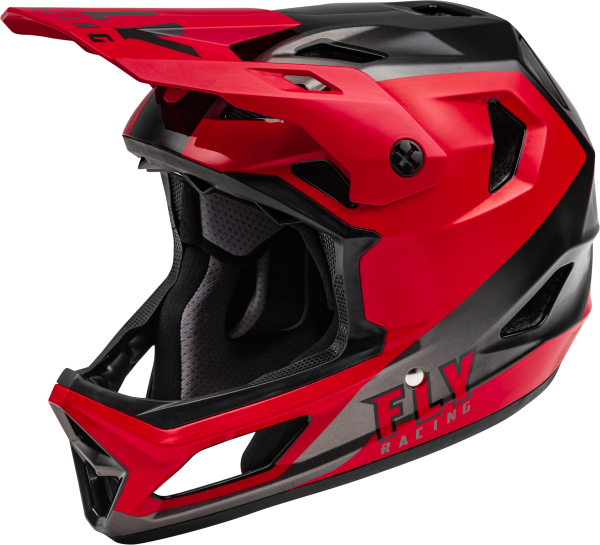 FLY RACING - RAYCE BICYCLE HELMET RED/BLACK LG - Image 1