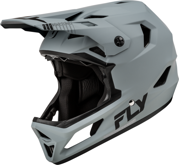 FLY RACING - RAYCE BICYCLE HELMET MATTE GREY LG - Image 1