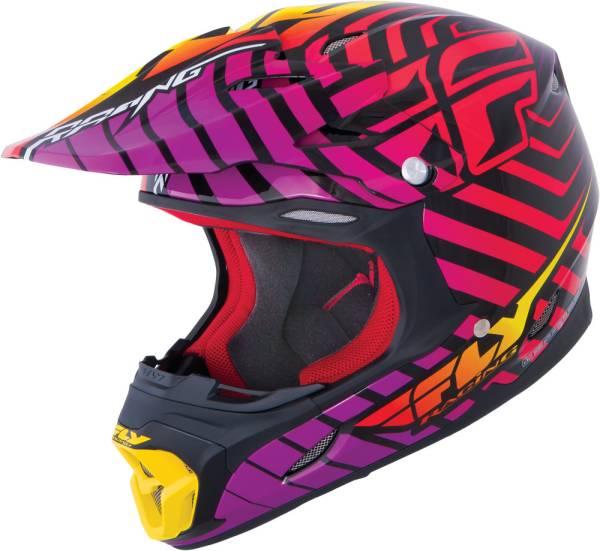 FLY RACING - THREE.4 SONAR HELMET WILD XS - Image 1