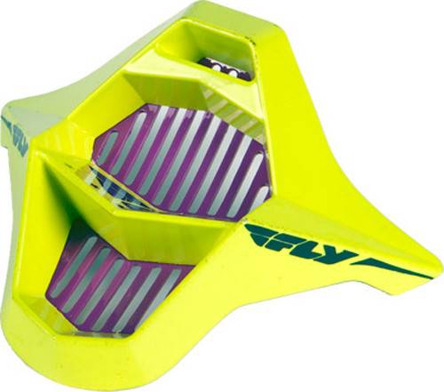 FLY RACING - GRAPHITI MOUTHPIECE (YELLOW/PU (YELLOW/PURPLE) - Image 1