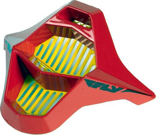 FLY RACING - GRAPHITI MOUTHPIECE (RED) - Image 1