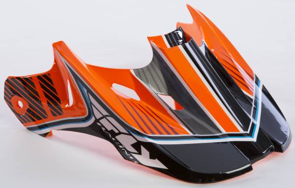 FLY RACING - KINETIC PRO VISOR CANARD SERIES ORANGE/BLACK - Image 1