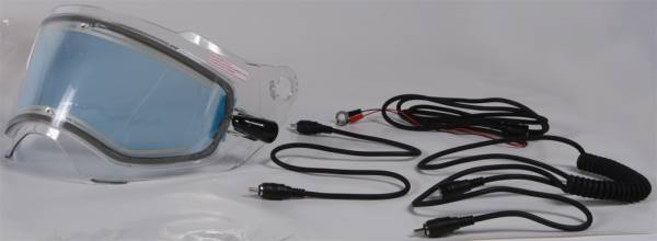 FLY RACING - TREKKER HELMET ELECTRIC SHIELD CLEAR DOUBLE LENS - Image 1