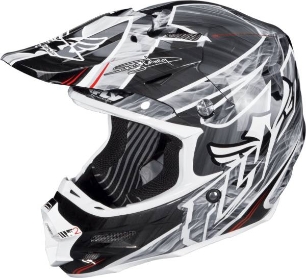 FLY RACING - F2 CARBON ACETYLENE HELMET BLACK/WHITE L - Image 1