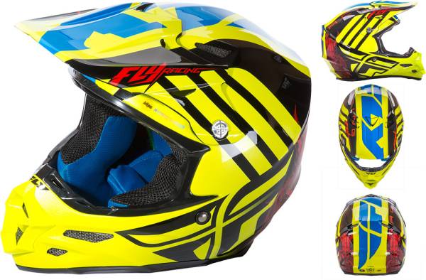 FLY RACING - F2 CARBON HELMET PEICK REPLICA 2X - Image 1