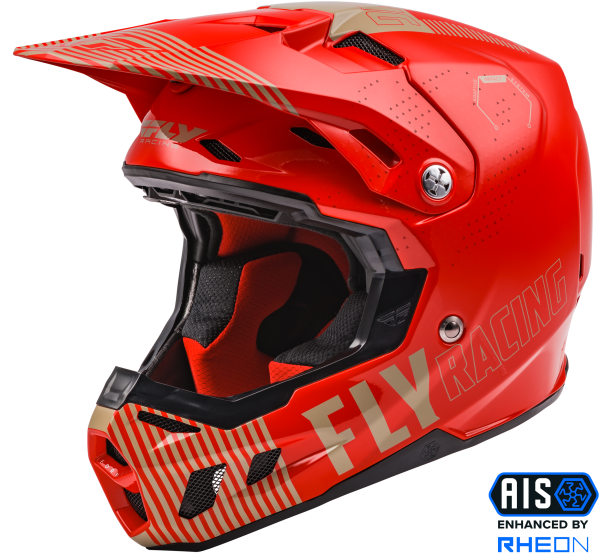 FLY RACING - FORMULA CC PRIMARY HELMET RED/KHAKI 2X - Image 1