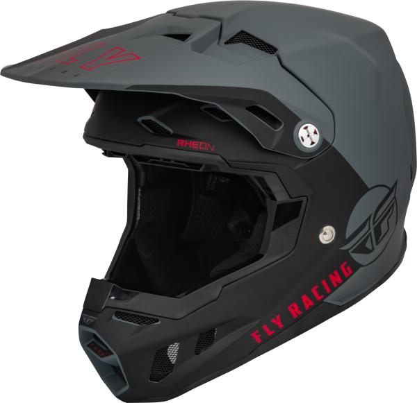 FLY RACING - FORMULA CC CENTRUM HELMET MATTE GREY/BLACK XS - Image 1