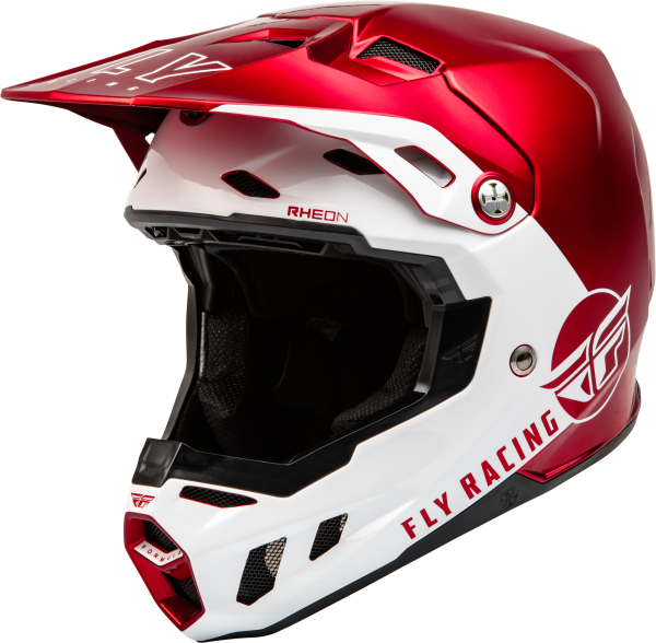 FLY RACING - FORMULA CC CENTRUM HELMET METALLIC RED/WHITE 2X - Image 1