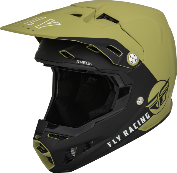 FLY RACING - FORMULA CC CENTRUM HELMET MATTE OLIVE GREEN/BLACK 2X - Image 1