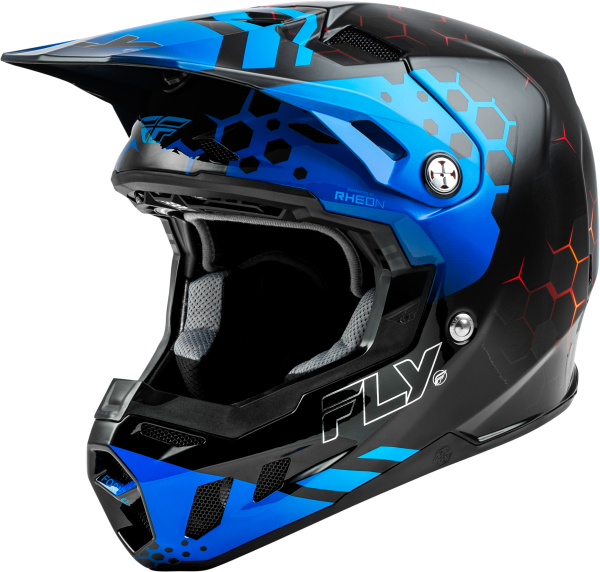 FLY RACING - FORMULA CC TEKTONIC HELMET BLACK/BLUE/RED 2X - Image 1