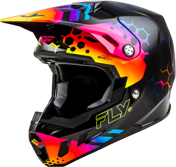 FLY RACING - FORMULA CC TEKTONIC HELMET BLACK/SUNSET XS - Image 1