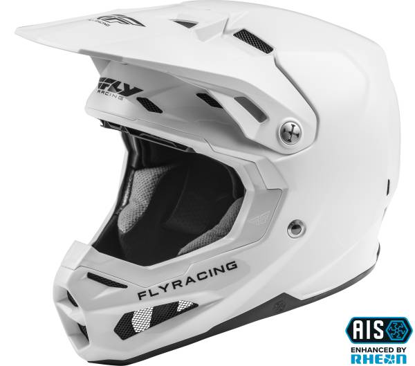 FLY RACING - FORMULA CARBON SOLID HELMET WHITE XS - Image 1