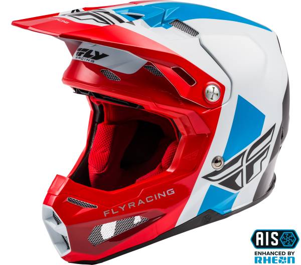 FLY RACING - FORMULA ORIGIN HELMET RED/WHITE/BLUE 2X - Image 1