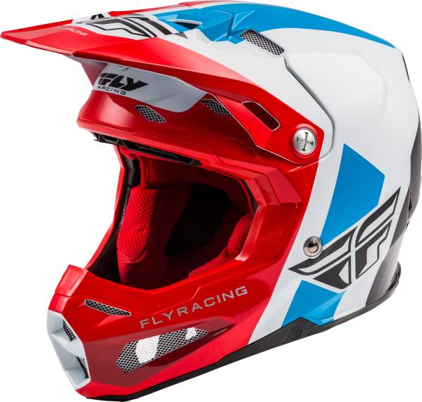 FLY RACING - FORMULA ORIGIN HELMET RED/WHITE/BLUE YL - Image 1