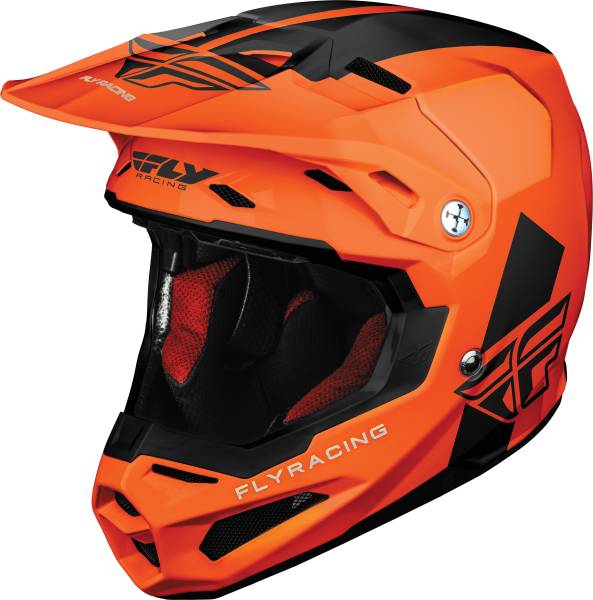 FLY RACING - FORMULA ORIGIN COLD WEATHER HELMET ORANGE 2X - Image 1