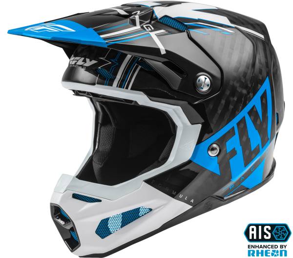 FLY RACING - FORMULA CARBON VECTOR HELMET BLUE/WHITE/BLACK 2X - Image 1