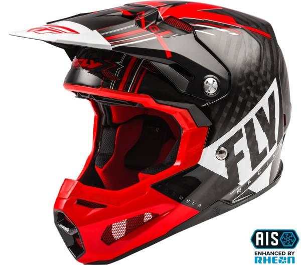 FLY RACING - FORMULA CARBON VECTOR HELMET RED/WHITE/BLACK MD - Image 1