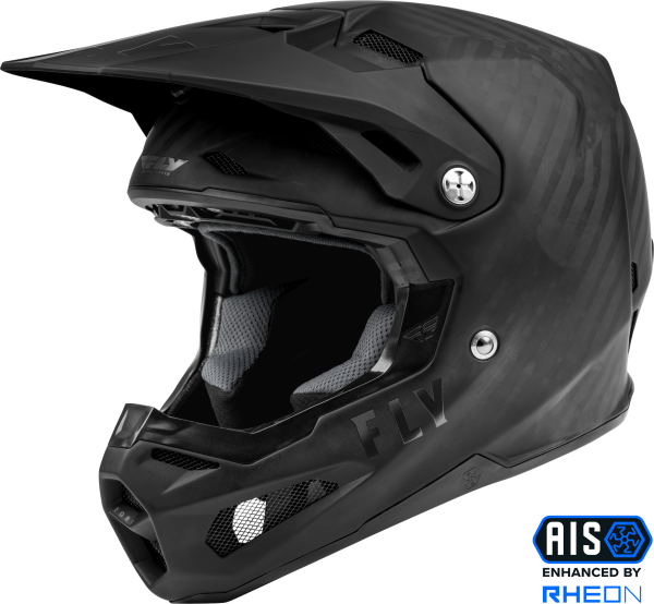 FLY RACING - FORMULA CARBON SOLID HELMET MATTE BLACK CARBON 2X - Image 1