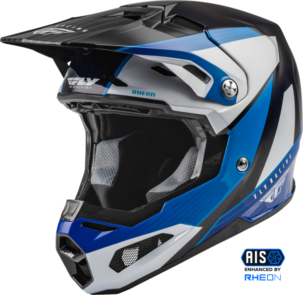 FLY RACING - FORMULA CARBON PRIME HELMET BLUE/WHITE/BLUE CARBON 2X - Image 1