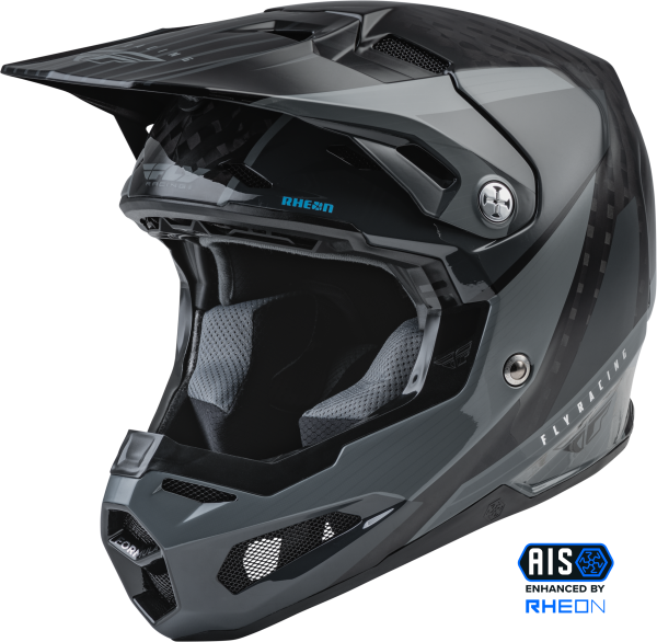 FLY RACING - FORMULA CARBON PRIME HELMET GREY/CARBON 2X - Image 1