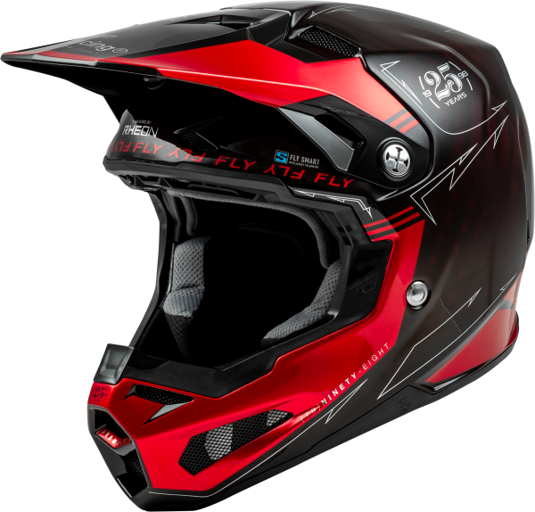 FLY RACING - FORMULA S CARBON LEGACY HELMET RED CARBON/BLACK 2X - Image 1