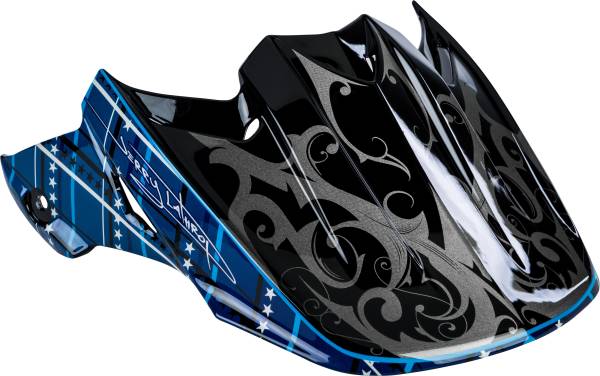 FLY RACING - FORMULA VISOR PLAID BLUE - Image 1