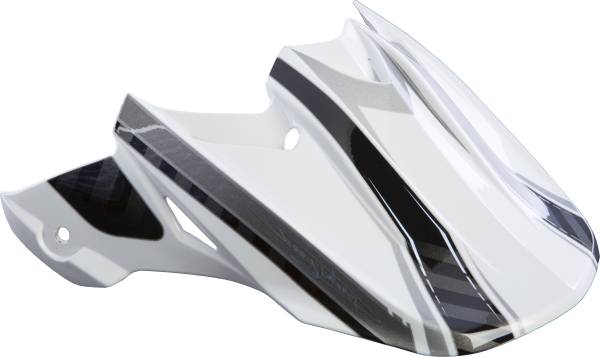 FLY RACING - F2 VISOR SPLIT WHITE/BLACK - Image 1