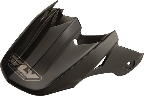 FLY RACING - UNIVERSAL FIT HELMET VISOR MATTE BLACK - Image 1