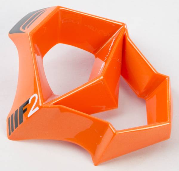 FLY RACING - F2 MOUTHPIECE BLACK/ORANGE - Image 1