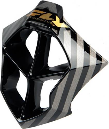 FLY RACING - FORMULA MOUTHPIECE BLACK/WHITE - Image 1