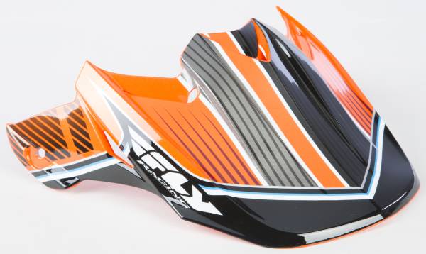 FLY RACING - F2 CARBON CANARD VISOR ORANGE/BLACK - Image 1