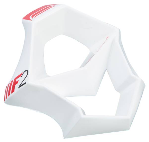 FLY RACING - F2 CARBON ACETYLENE MOUTHPIECE WHITE/RED - Image 1