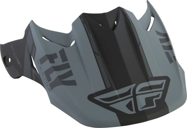 FLY RACING - F2 FORGE VISOR MATTE GREY/BLACK - Image 1