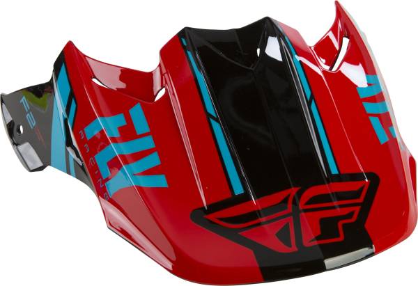 FLY RACING - F2 FORGE VISOR RED/BLUE RED/BLUE - Image 1