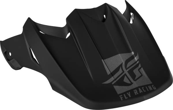 FLY RACING - F2 CARBON HELMET VISOR MATTE BLACK - Image 1